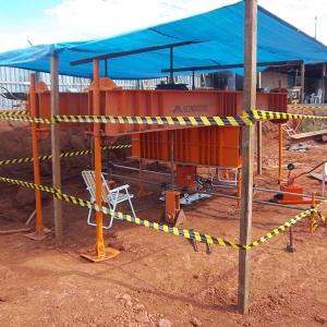 Obra Residencial Riviera do Lago (Cert Construtora) - Ancoragem do Tirante na VA